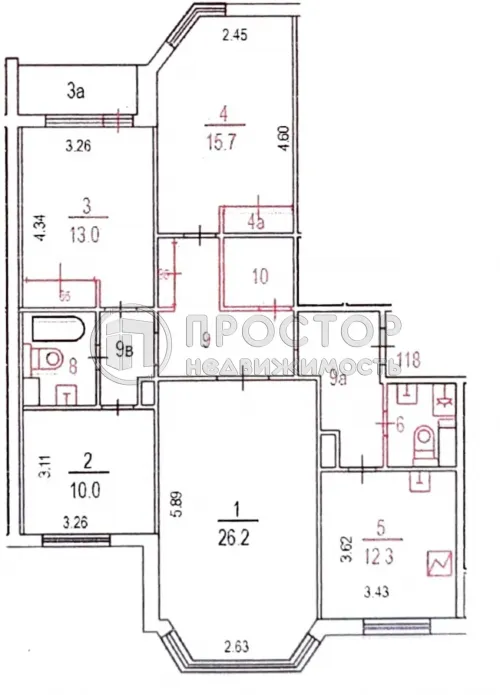 4-комнатная квартира, 108.3 м² - фото 28