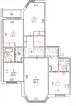 4-комнатная квартира, 108.3 м² - фото 56