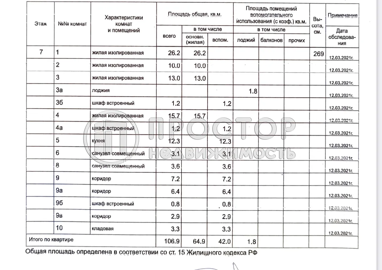 4-комнатная квартира, 108.3 м² - фото 29