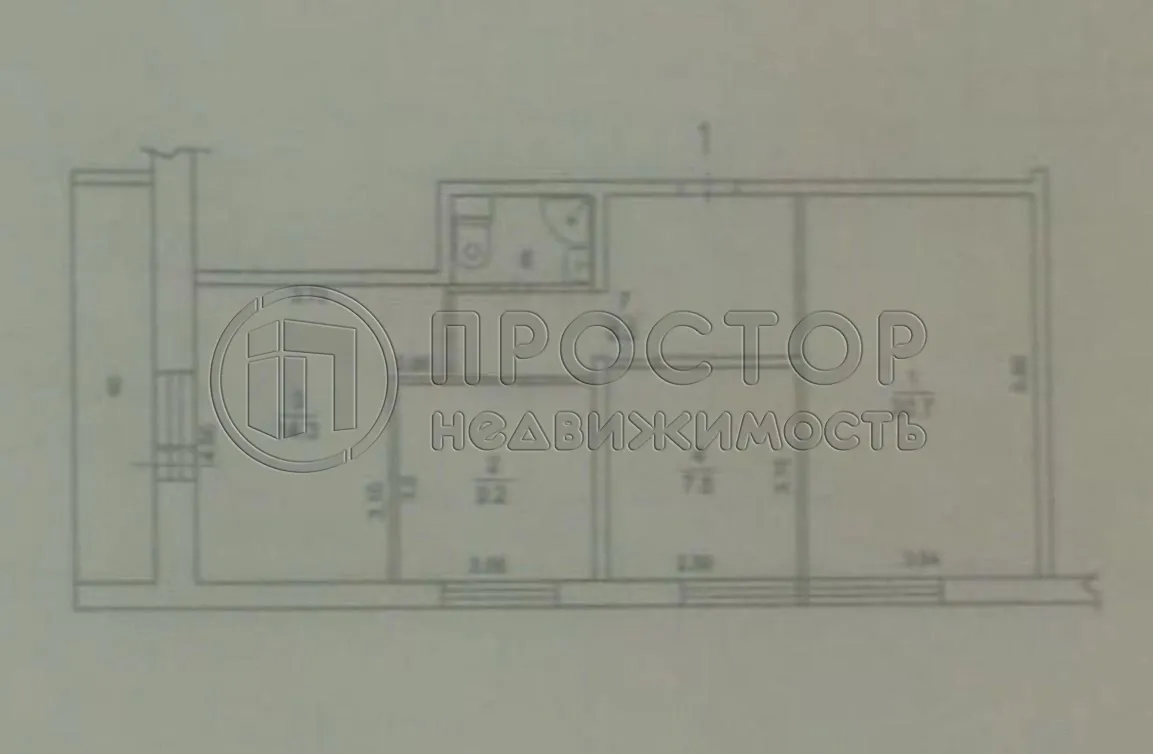3-комнатная квартира, 67.1 м² - фото 12