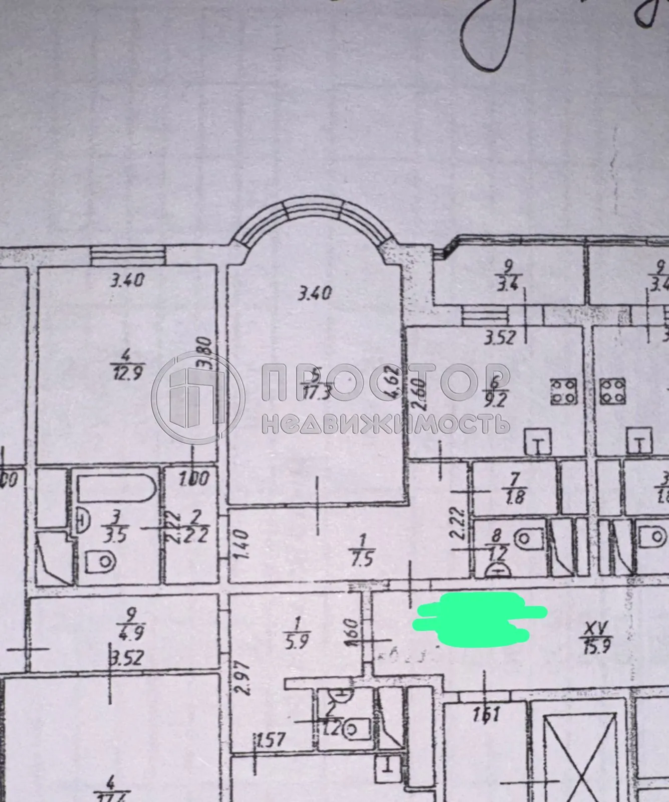 2-комнатная квартира, 55.6 м² - фото 20