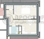 1-комнатная квартира, 34.36 м² - фото 23