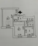 2-комнатная квартира, 63.6 м² - фото 49