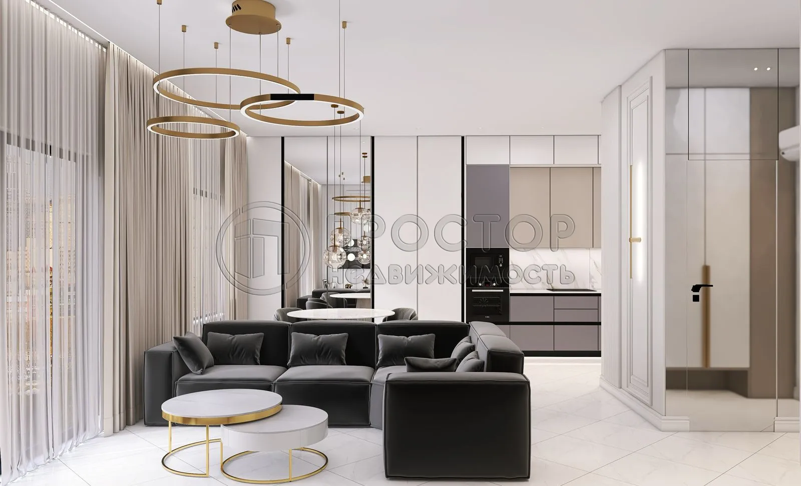 2-комнатная квартира, 60.5 м² - фото 4