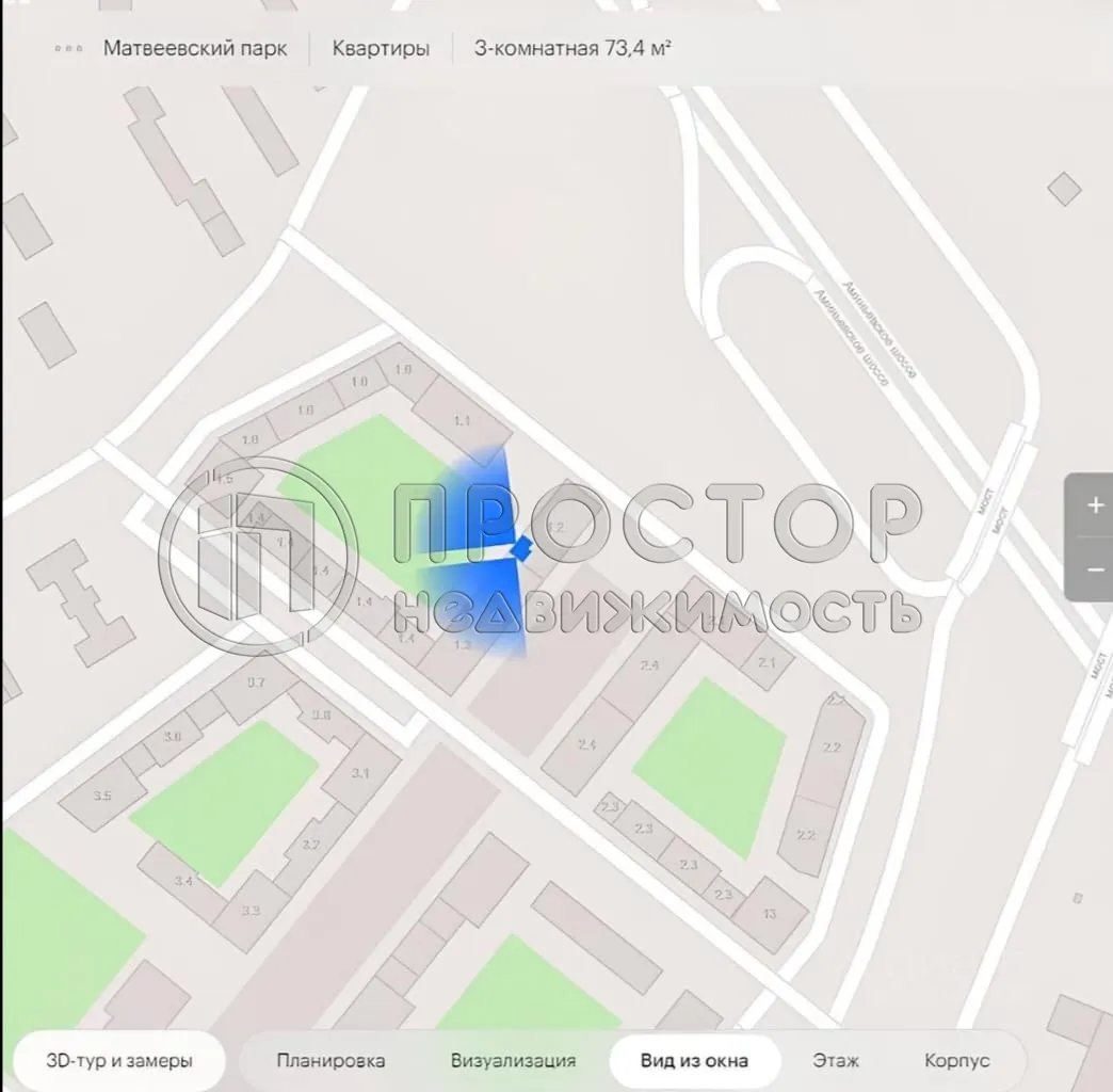 3-комнатная квартира, 73.4 м² - фото 4