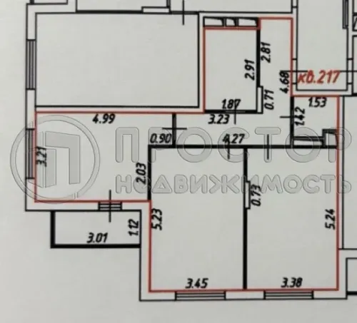 2-комнатная квартира, 67.9 м² - фото 23