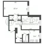 2-комнатная квартира, 62.1 м² - фото 40