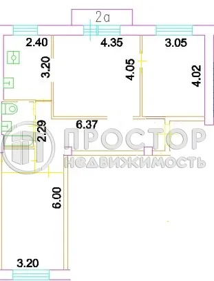 3-комнатная квартира, 71 м² - фото 33