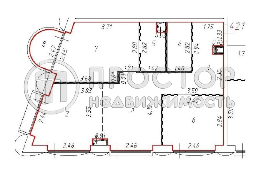 Коммерческая недвижимость (свободного назначения), 73 м² - фото 11