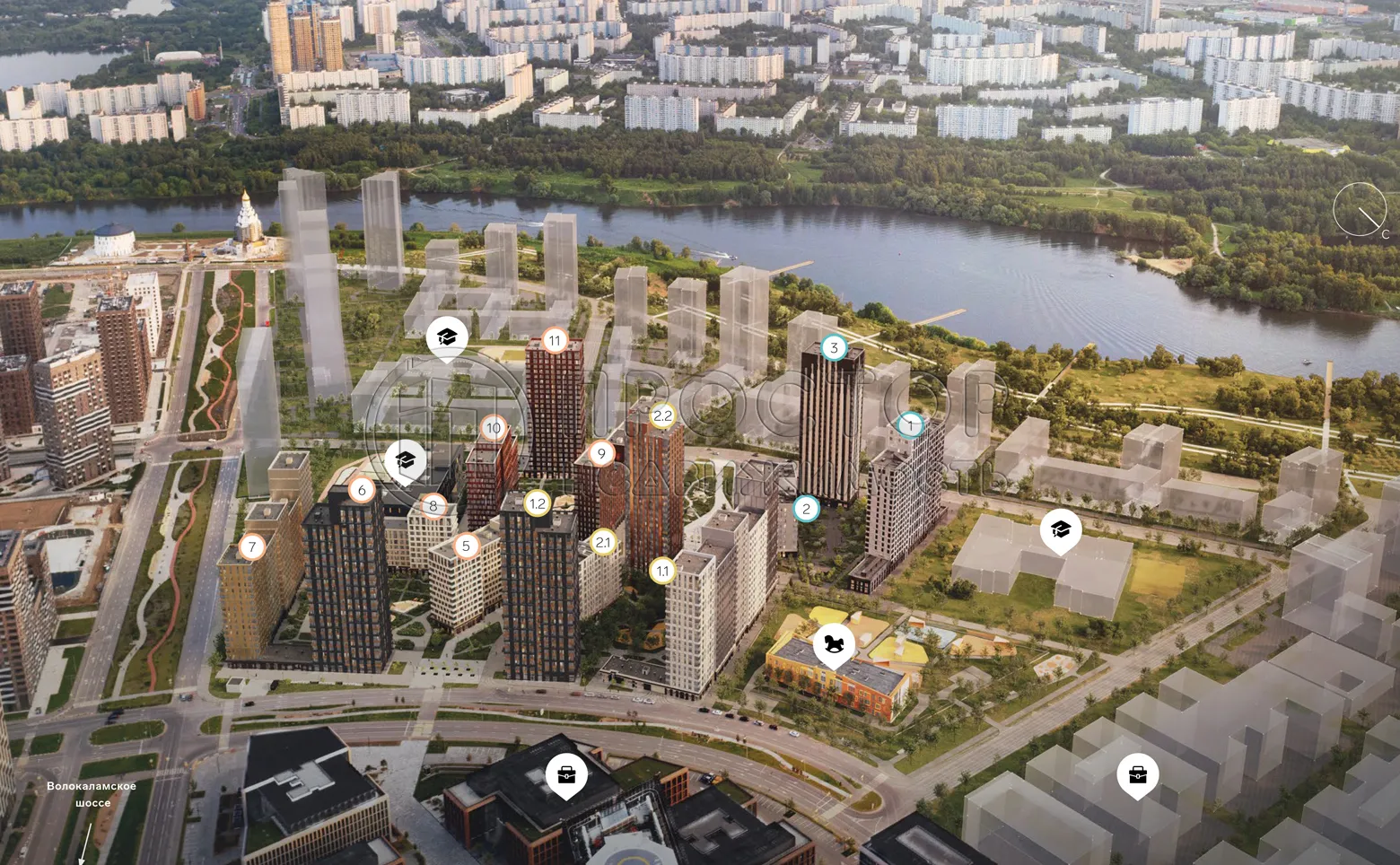 1-комнатная квартира, 46.2 м² - фото 8