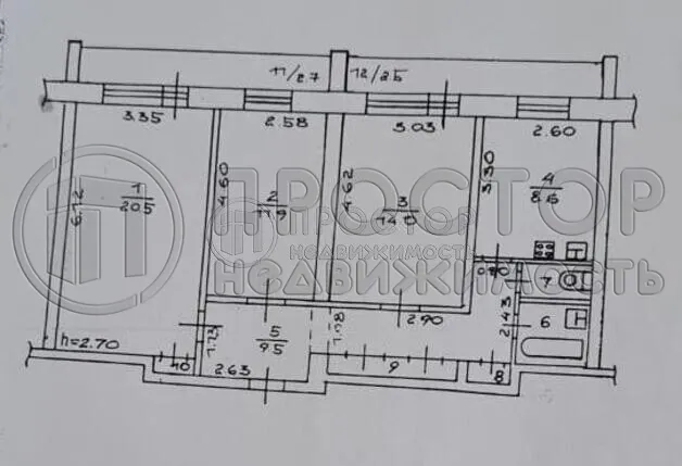 3-комнатная квартира, 76.3 м² - фото 13