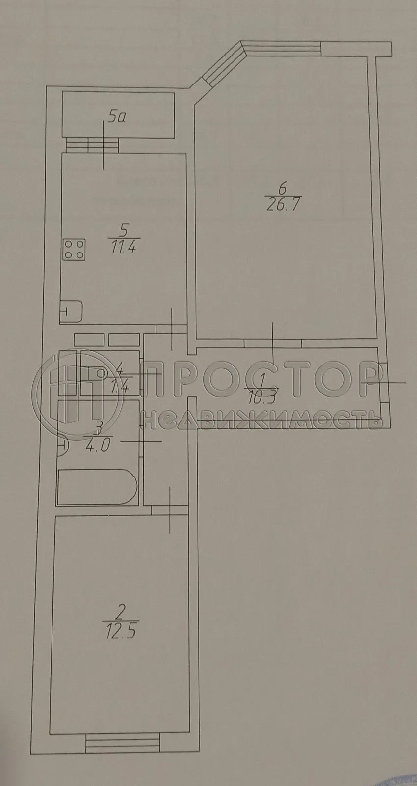 2-комнатная квартира, 66.3 м² - фото 28