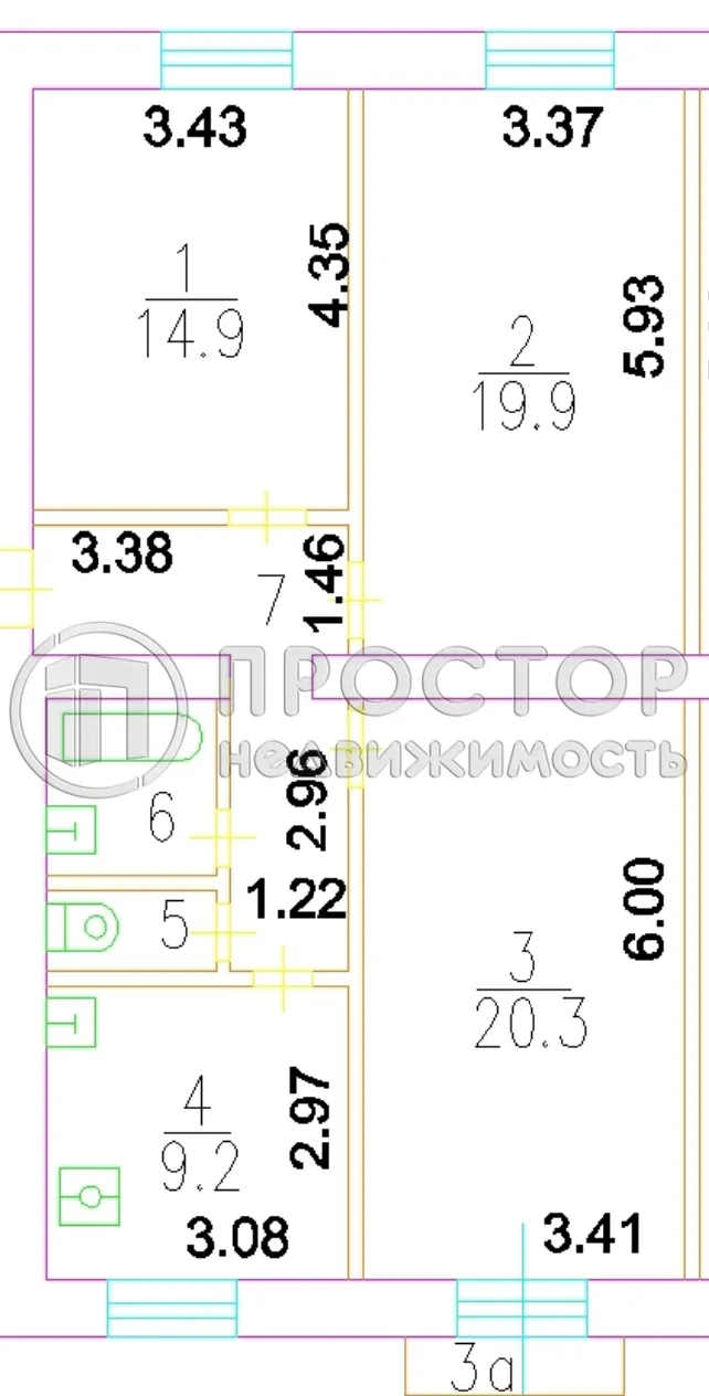Комната, 20.3 м² - фото 27
