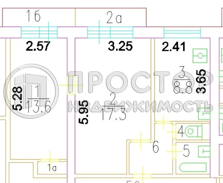 2-комнатная квартира, 46.9 м² - фото 9