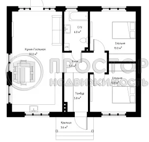 Дом, 75 м² - фото 18