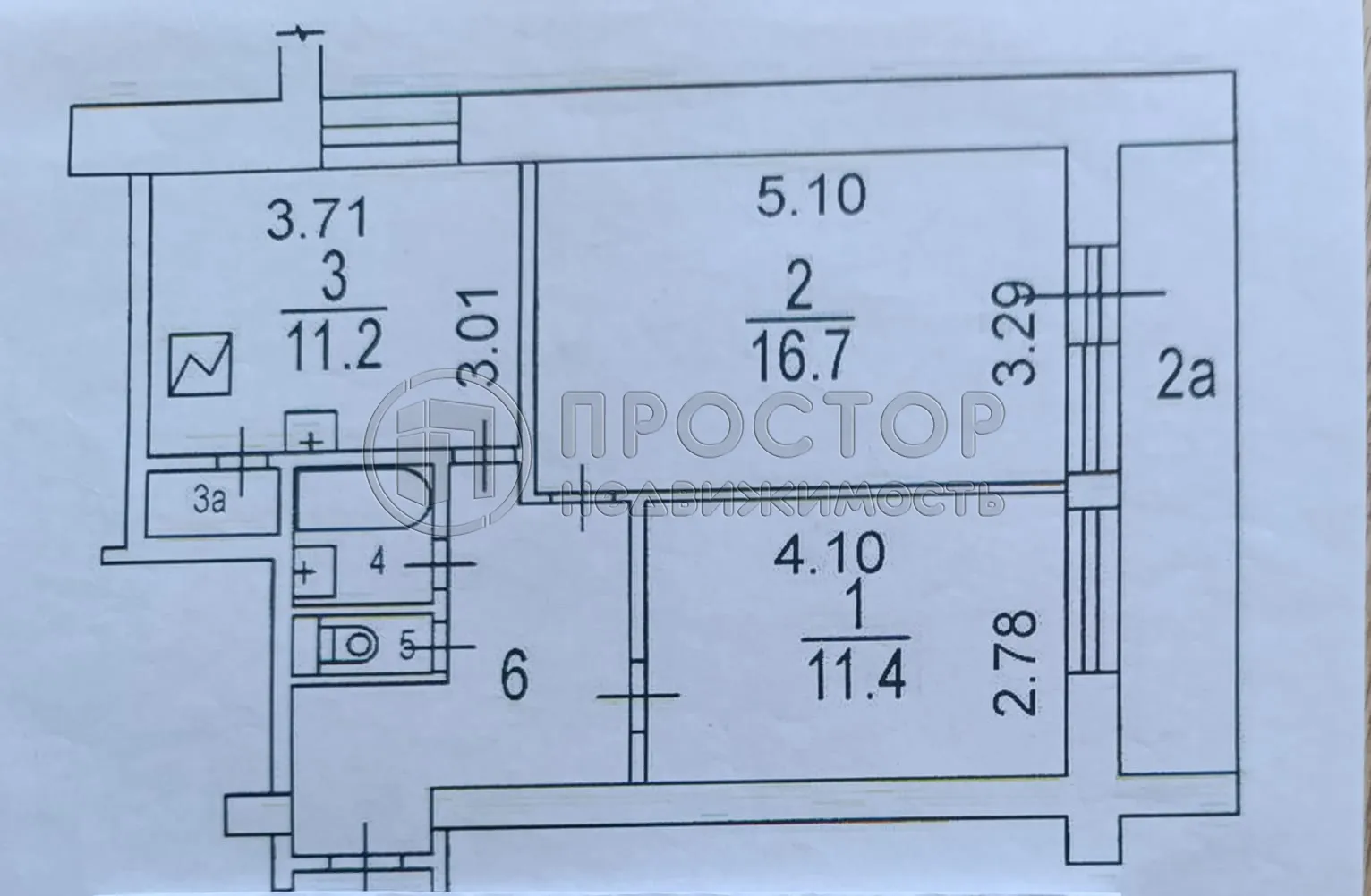 2-комнатная квартира, 50 м² - фото 11