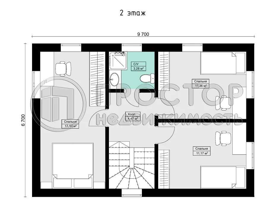 Дом, 125 м² - фото 37