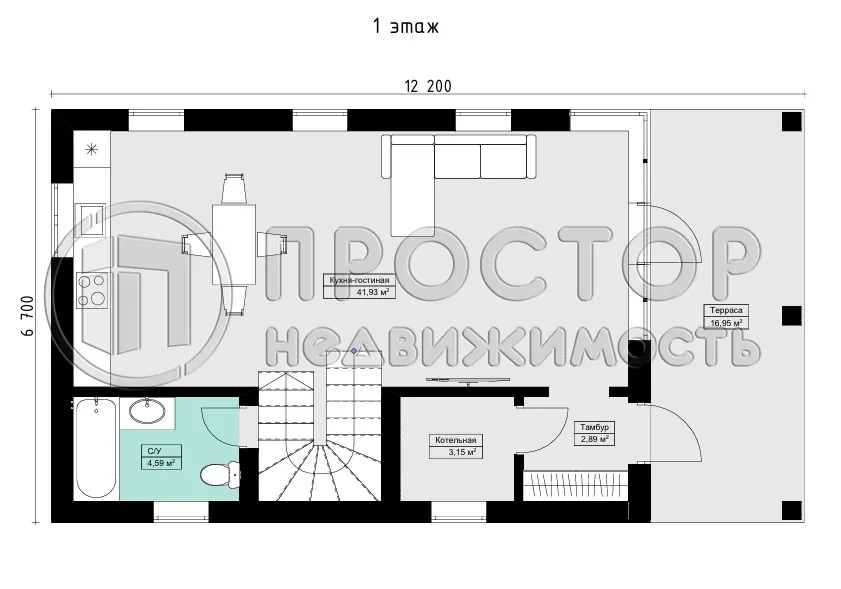 Дом, 125 м² - фото 38