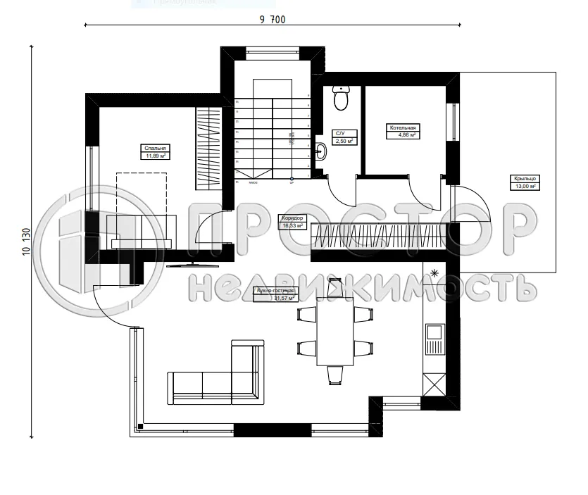 Дом, 165 м² - фото 35