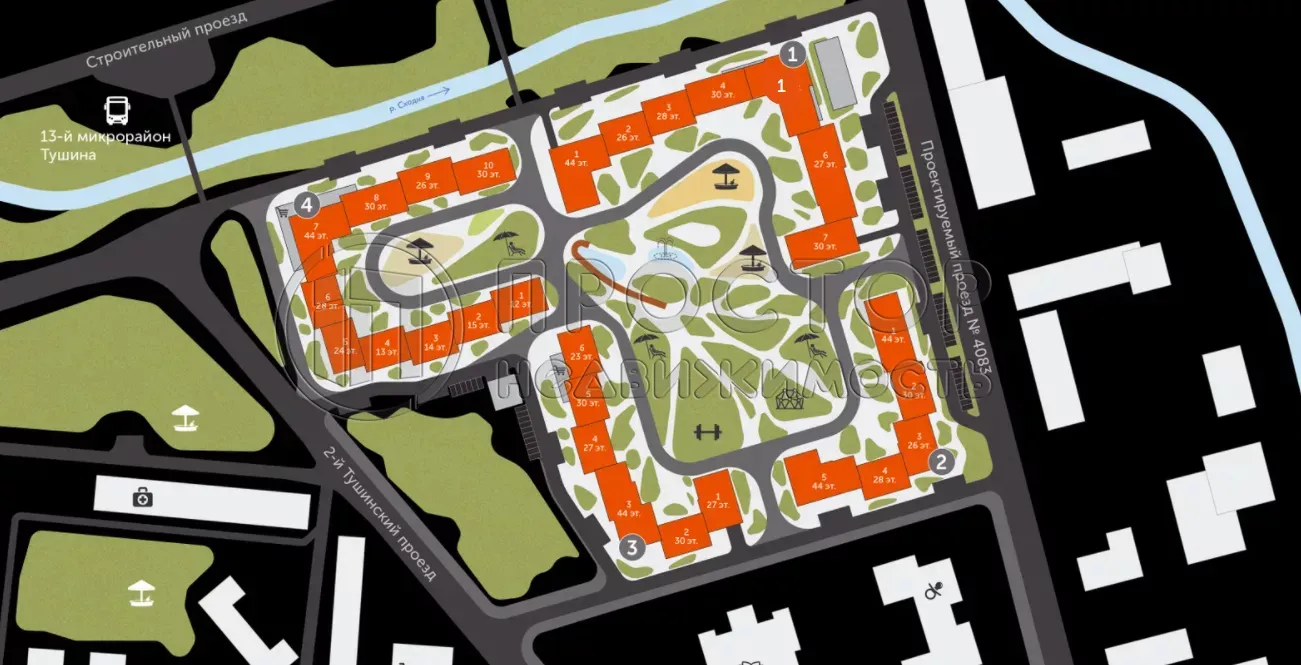 2-комнатная квартира, 59.8 м² - фото 4