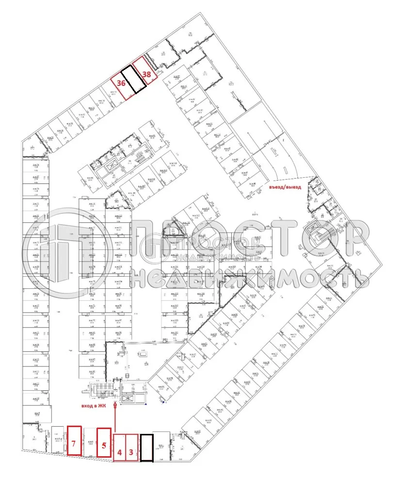 Машиноместо, 13.8 м² - фото 9