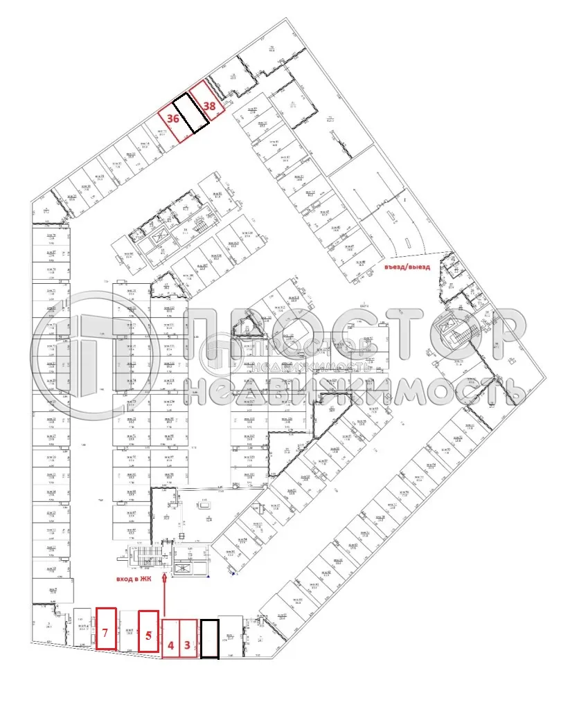 Машиноместо, 16.8 м² - фото 5