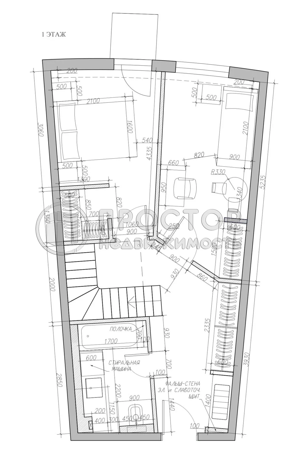3-комнатная квартира, 75 м² - фото 21