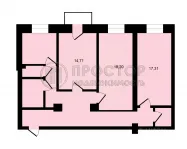 3-комнатная квартира, 87.4 м² - фото 39