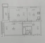 2-комнатная квартира, 49.5 м² - фото 51