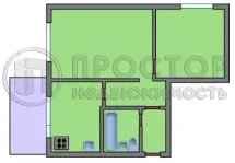 2-комнатная квартира, 35.6 м² - фото 31