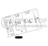2-комнатная квартира, 45 м² - фото 43