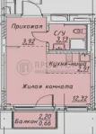 Студия, 22.94 м² - фото 14