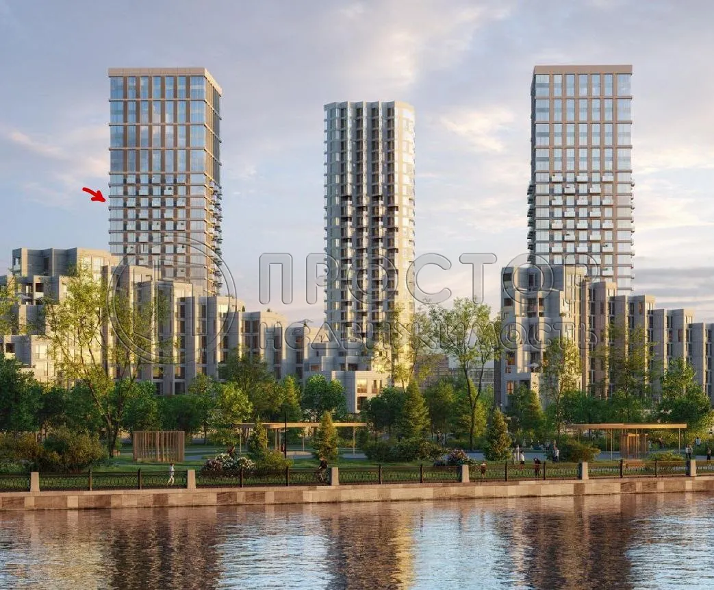 1-комнатная квартира, 59.4 м² - фото 3