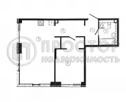 1-комнатная квартира, 59.4 м² - фото 14
