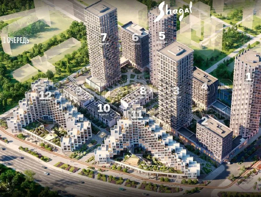 1-комнатная квартира, 59.4 м² - фото 11