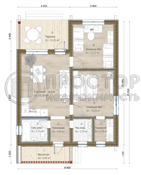 Дом, 86 м² - фото 7