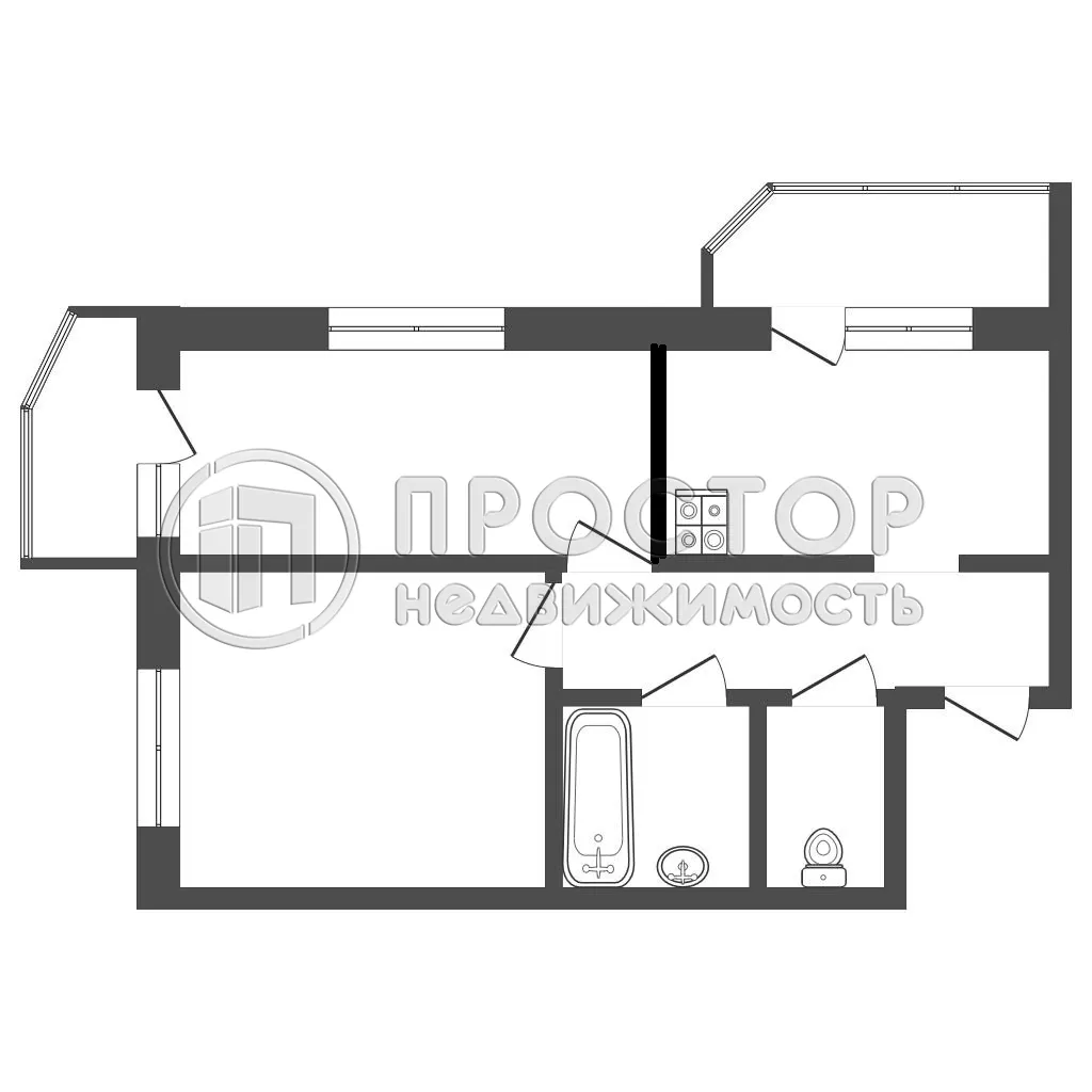 2-комнатная квартира, 52.9 м² - фото 10
