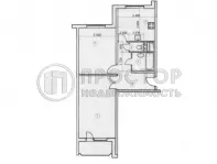 2-комнатная квартира, 56 м² - фото 27