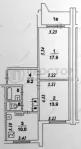 2-комнатная квартира, 56.3 м² - фото 43