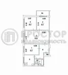 4-комнатная квартира, 62.9 м² - фото 39