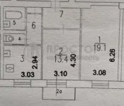 2-комнатная квартира, 55 м² - фото 11