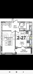 1-комнатная квартира, 38.2 м² - фото 14