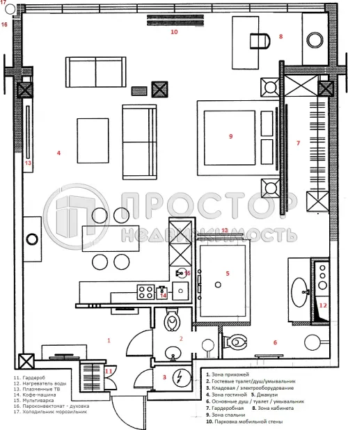 2-комнатная квартира, 63.2 м² - фото 34