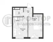 2-комнатная квартира, 46.2 м² - фото 13