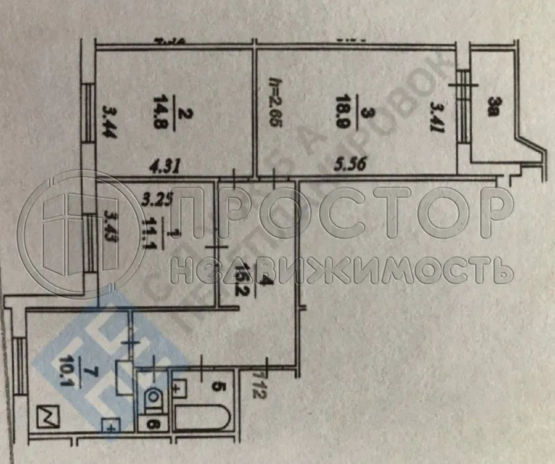 3-комнатная квартира, 78 м² - фото 10