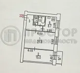2-комнатная квартира, 54 м² - фото 31