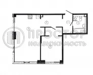 1-комнатная квартира, 59.4 м² - фото 37