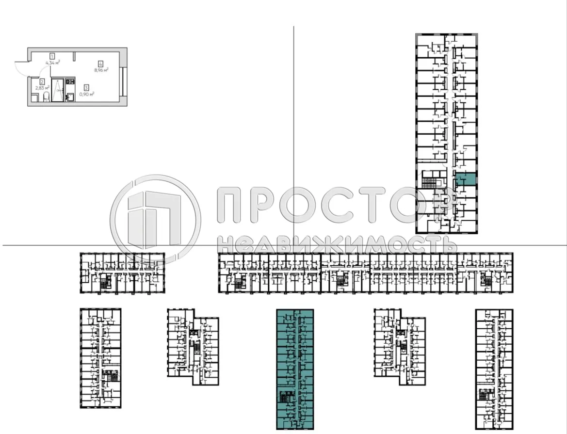 Студия, 17 м² - фото 9