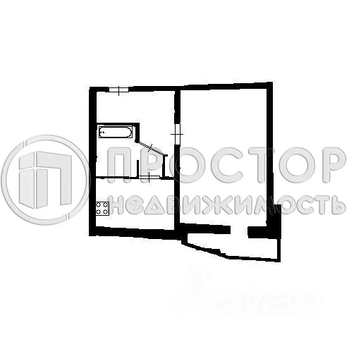 1-комнатная квартира, 38 м² - фото 14