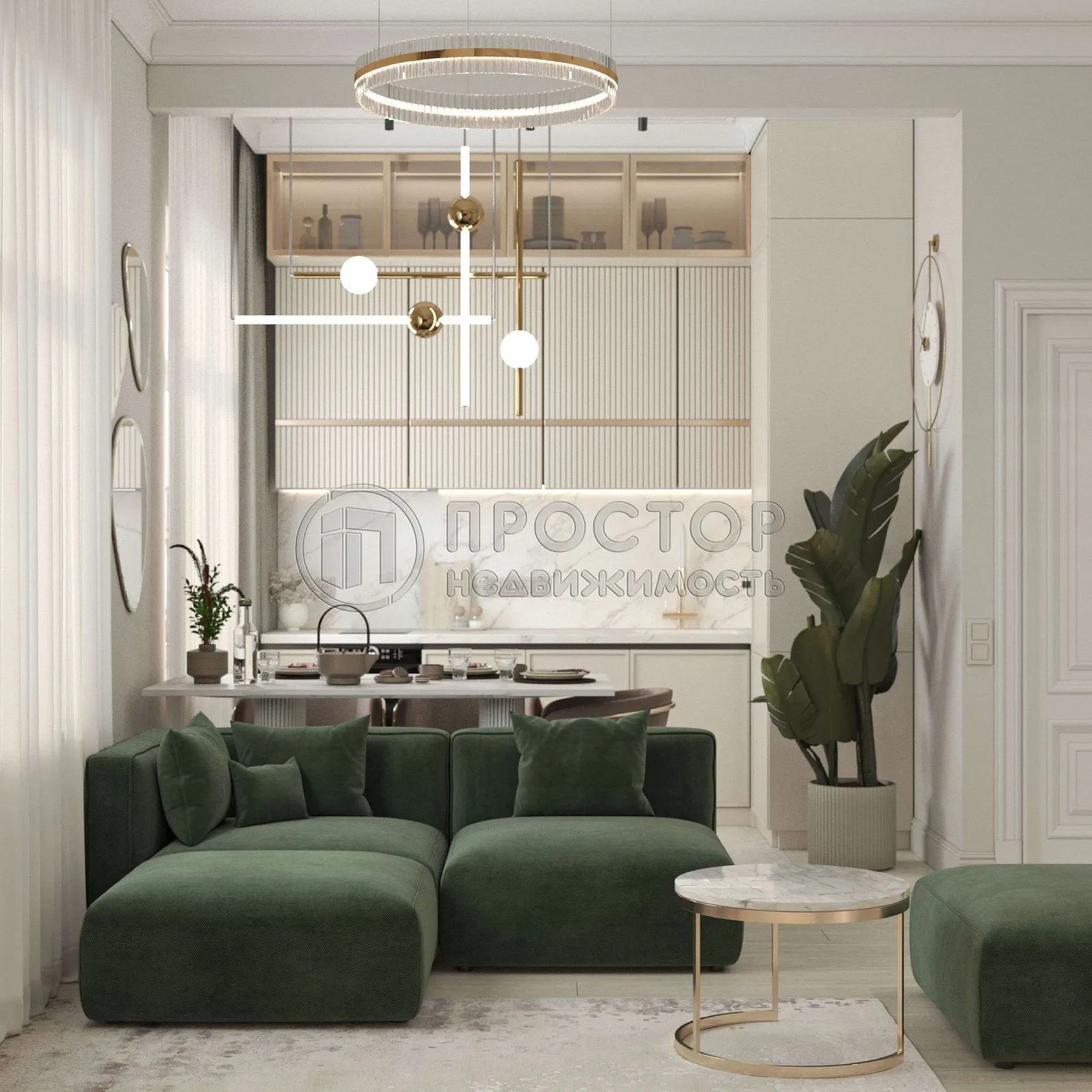 2-комнатная квартира, 57.8 м² - фото 2